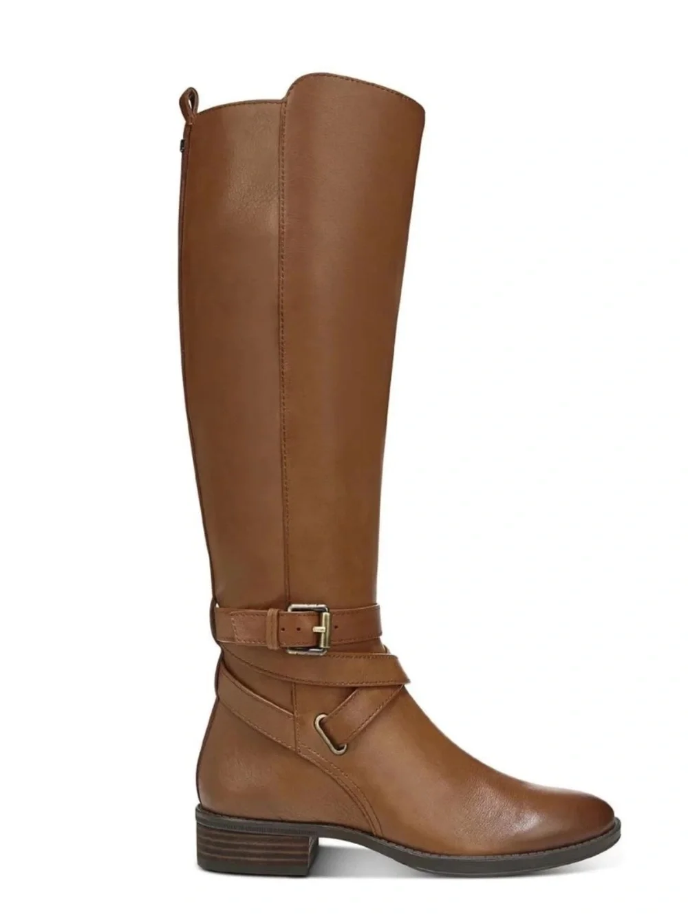 Sam Edelman Tall Leather Boots Size 5.5 Pansy Whiskey Brown New in Box